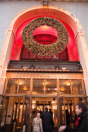 Lord and Taylor Building Decorated for Christmas, Manhattan, New York City, New York, USA Stock Photo - Rights-Managed, Code: 700-03069092