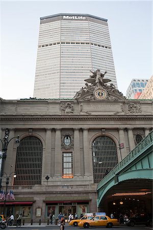 railway station in america - Grand Central Station and Metlife Building, Manhattan, New York City, New York, USA Stock Photo - Rights-Managed, Code: 700-03069102