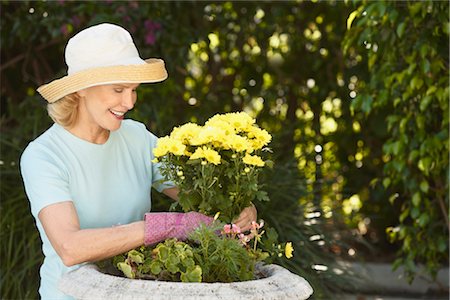 Woman Gardening Stock Photo - Rights-Managed, Code: 700-03075336