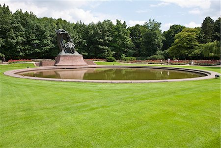Frédéric Chopin Monument, le parc de Lazienki, Varsovie, Pologne Photographie de stock - Rights-Managed, Code: 700-03075488