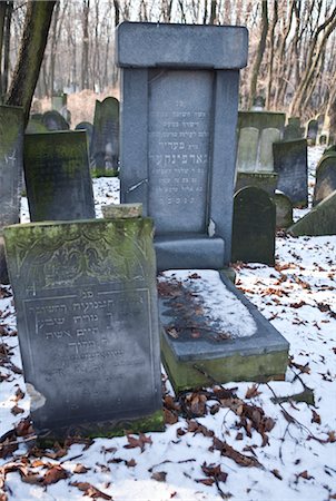 Okopowa Street Jewish Cemetery, Warsaw, Poland Stock Photo - Rights-Managed, Code: 700-03075505