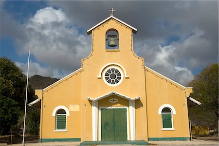 Church in Curacao, Netherlands Antilles Foto de stock - Con derechos protegidos, Código: 700-03075691