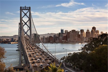 smog - Trafic sur Oakland Bay Bridge, San Francisco, Californie, USA Photographie de stock - Rights-Managed, Code: 700-03075989