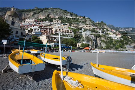 salerno - Beach, Positano, Amalfi Coast, Province of Salerno, Campania, Italy Stock Photo - Rights-Managed, Code: 700-03152373