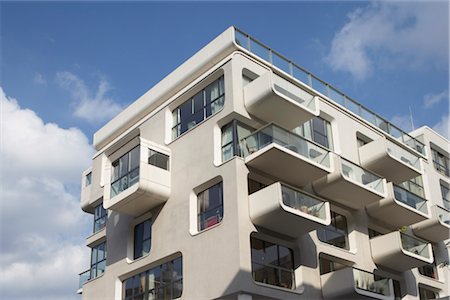 edifici residenziali bassi - Apartment Building in Hafencity, Hamburg, Germany Fotografie stock - Rights-Managed, Codice: 700-03152676