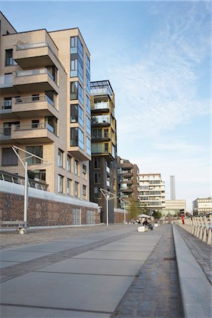 Immeubles d'appartements de Hafencity, Hambourg, Allemagne Photographie de stock - Rights-Managed, Code: 700-03152670