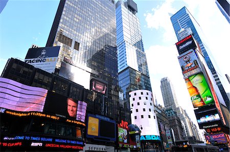 publicity - Times Square, Manhattan, New York City, New York, USA Foto de stock - Con derechos protegidos, Código: 700-03152763