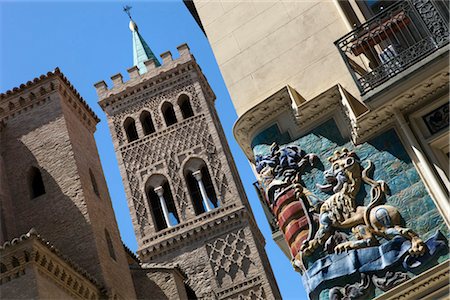 Historic Centre of Zaragoza, Aragon, Spain Stock Photo - Rights-Managed, Code: 700-03152883