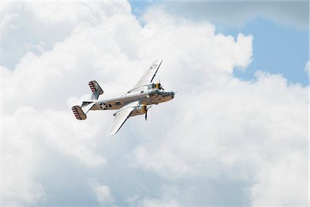 B-25 Mitchell au spectacle aérien, Olympia, Washington, USA Photographie de stock - Rights-Managed, Code: 700-03166515