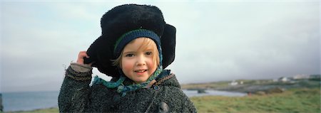 panorámico - Portrait of Little Girl, Ireland Foto de stock - Con derechos protegidos, Código: 700-03178406