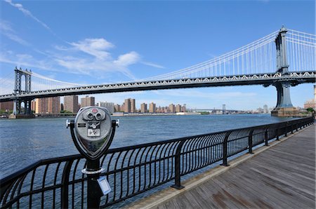 promenade - Manhattan Bridge, New York City, New York, USA Stock Photo - Rights-Managed, Code: 700-03178546