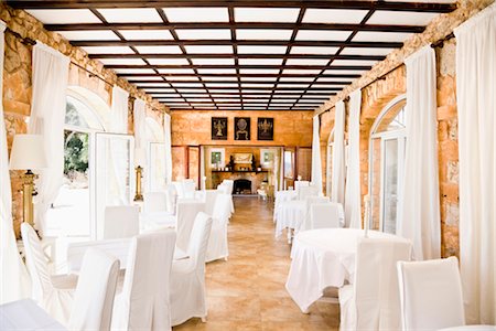 elegant empty room - Interior of Restaurant Stock Photo - Rights-Managed, Code: 700-03178556