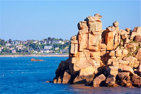Côte de Granit Rose, Cotes-d ' Armor, Bretagne, Frankreich Stockbilder - Lizenzpflichtiges, Bildnummer: 700-03178729