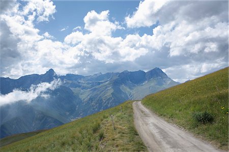 piedmont - Country Road and Alps, Stroppo, Province on Cuneo, Piemonte, Italy Stock Photo - Rights-Managed, Code: 700-03210456