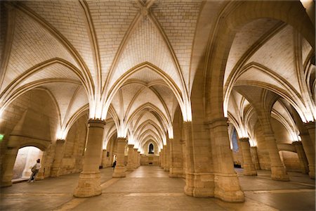 pillar - Hall of the Guards, Conciergerie, Paris, France Stock Photo - Rights-Managed, Code: 700-03210668