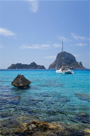 pityusen islands - View of Es Vedra, Ibiza, Balearic Islands, Spain Stock Photo - Rights-Managed, Code: 700-03229999