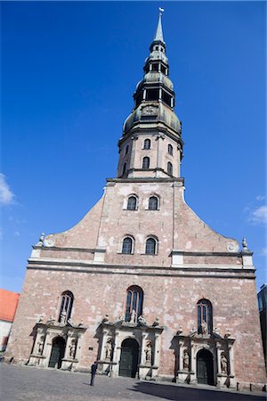 simsearch:600-03229844,k - St. Peter's Church, Riga, Latvia Foto de stock - Direito Controlado, Número: 700-03230007