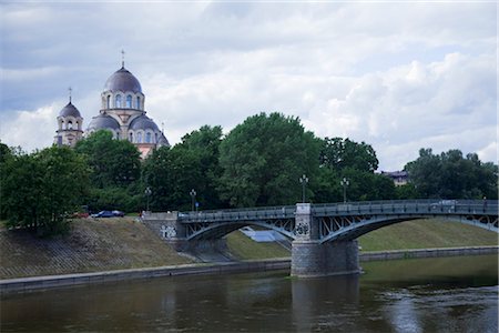 View of Neris River, Vilnius, Lithuania Stock Photo - Rights-Managed, Code: 700-03230024