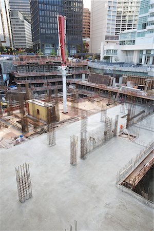 Chantier de construction, Vancouver, Colombie-Britannique, Canada Photographie de stock - Rights-Managed, Code: 700-03230290