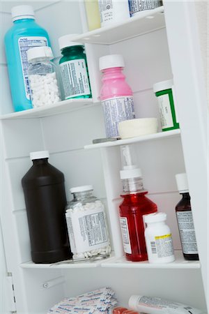 Medicine Cabinet Stock Photo - Rights-Managed, Code: 700-03230356