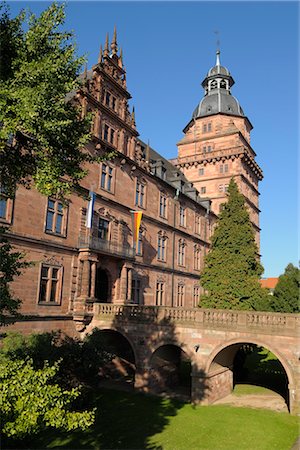 Johannisburg Castle, Aschaffenburg, Bavaria, Germany Stock Photo - Rights-Managed, Code: 700-03244037