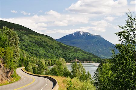 Road and Kitimat Ranges, British Columbia, Canada Stock Photo - Rights-Managed, Code: 700-03244142