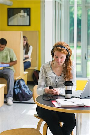 students studying campus - College Student Studying Stock Photo - Rights-Managed, Code: 700-03244308