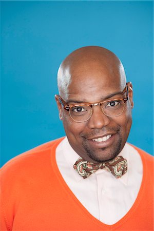 pictures of black men goatees - Portrait of Nerd Stock Photo - Rights-Managed, Code: 700-03244339