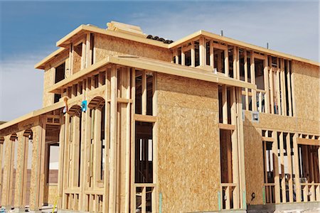 residential construction - Home Under Construction, Las Vegas, Nevada, USA Stock Photo - Rights-Managed, Code: 700-03240514