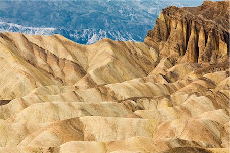 famous hills in usa - Zabriskie Point, Badlands, Death Valley National Park, California, USA Stock Photo - Rights-Managed, Code: 700-03240562