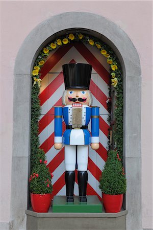 rothenburg - Soldier Nutcracker, Rothenburg ob der Tauber, Ansbach District, Bavaria, Germany Foto de stock - Direito Controlado, Número: 700-03243936