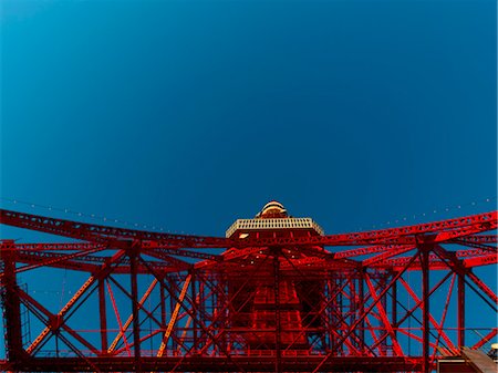 famous landmarks in east asia - Tokyo Tower, Shiba Park, Minato, Tokyo, Japan Stock Photo - Rights-Managed, Code: 700-03298807