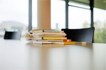 school objects - Books on Table Stock Photo - Rights-Managed, Code: 700-03298896