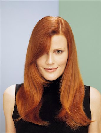 redhead young woman portrait - Portrait of Woman Stock Photo - Rights-Managed, Code: 700-03299203