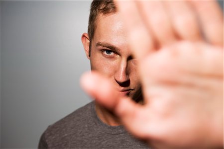 finger frame - Portrait of Man Stock Photo - Rights-Managed, Code: 700-03290005