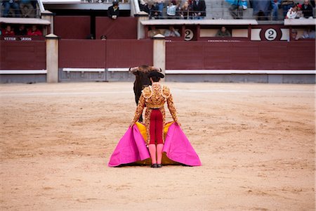 plaza de toros - Matador and Bull, Plaza de Toros. Madrid, Spain Stock Photo - Rights-Managed, Code: 700-03290016