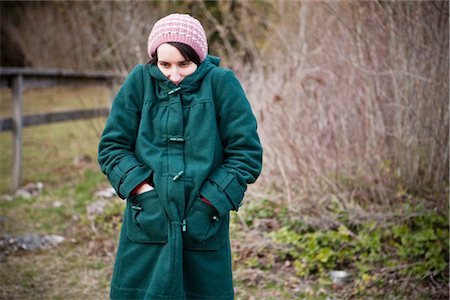 Woman Walking Outdoors, Squamish, British Columbia, Canada Stock Photo - Rights-Managed, Code: 700-03290027