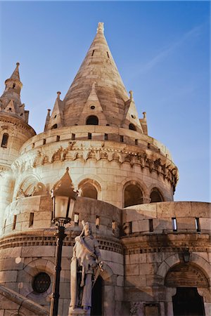 Fisherman's Bastion, Buda, Budapest, Hungary Foto de stock - Con derechos protegidos, Código: 700-03290148