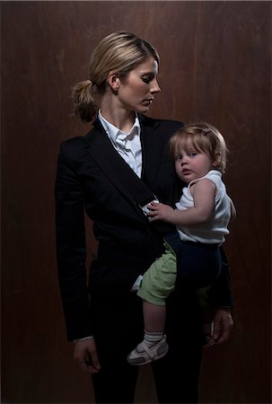 Businesswoman With Baby Stock Photo - Rights-Managed, Code: 700-03290141