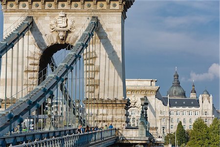 Kettenbrücke, Budapest, Ungarn Stockbilder - Lizenzpflichtiges, Bildnummer: 700-03290159