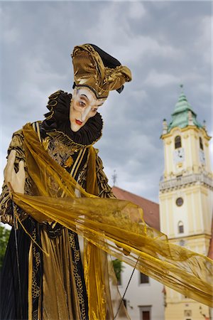 Old Town Square, Bratislava, Slovakia Stock Photo - Rights-Managed, Code: 700-03290169