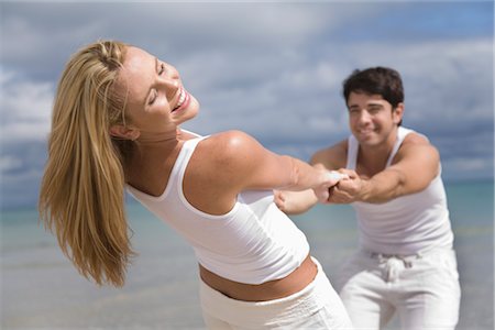 Couple sur la plage Photographie de stock - Rights-Managed, Code: 700-03290283