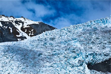 Franz Josef Glacier, South Island, Nouvelle-Zélande Photographie de stock - Rights-Managed, Code: 700-03333689