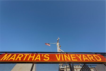 pendlerboot - Fähre von Martha's Vineyard, Massachusetts, USA Stockbilder - Lizenzpflichtiges, Bildnummer: 700-03392481