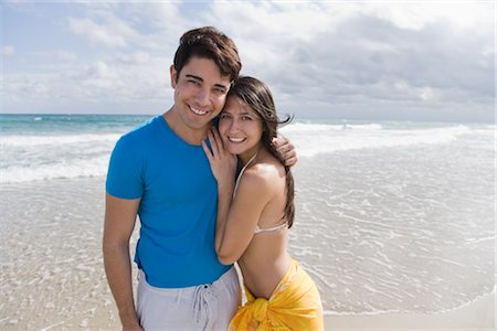 Portrait of Couple on the Beach Stock Photo - Rights-Managed, Code: 700-03392506