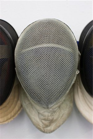 simsearch:700-03404747,k - Fencing Masks Foto de stock - Con derechos protegidos, Código: 700-03404750