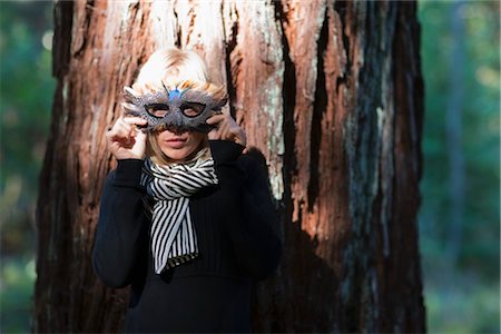 Woman Wearing Mask Stock Photo - Rights-Managed, Code: 700-03404810