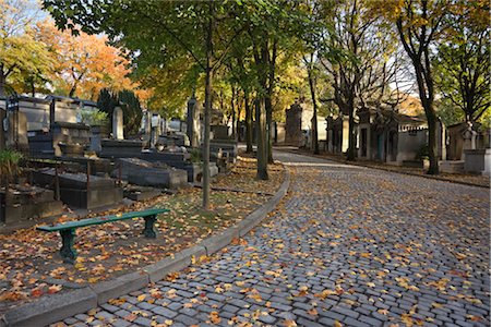 Pere Lachaise Cemetery, Paris, Ile-de-France, France Stock Photo - Rights-Managed, Code: 700-03406398