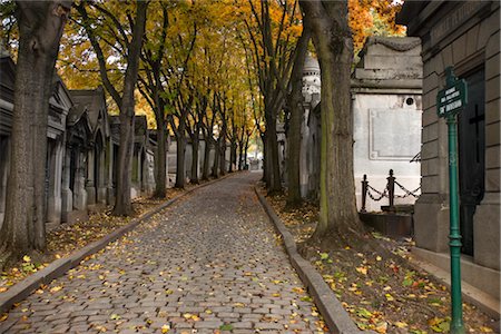 famous french structures - Pere Lachaise Cemetery, Paris, Ile-de-France, France Stock Photo - Rights-Managed, Code: 700-03406403