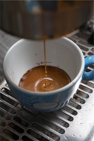 espresso pour - Espresso Coffee Stock Photo - Rights-Managed, Code: 700-03406533